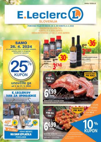 E.Leclerc katalog - 24.4.2024 - 4.5.2024.
