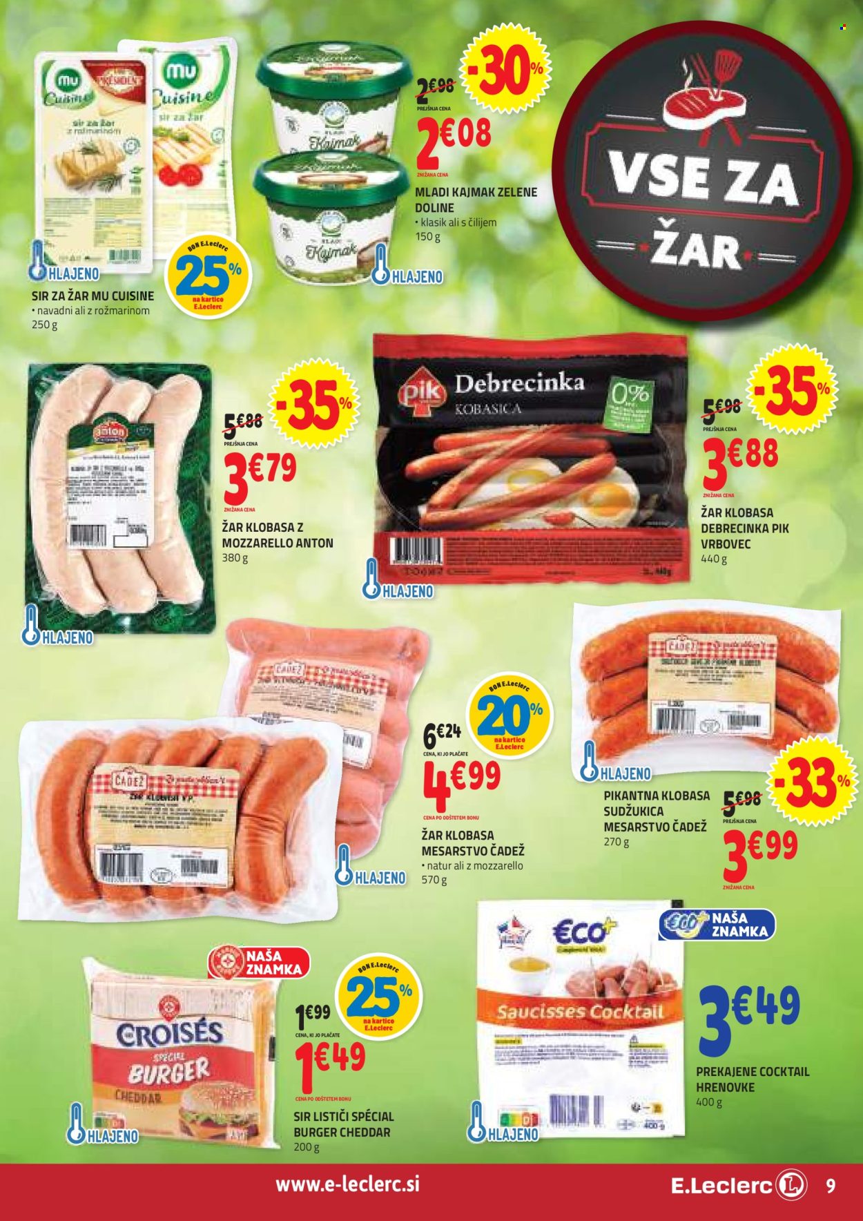 E.Leclerc katalog - 24.4.2024 - 4.5.2024. Stran 9