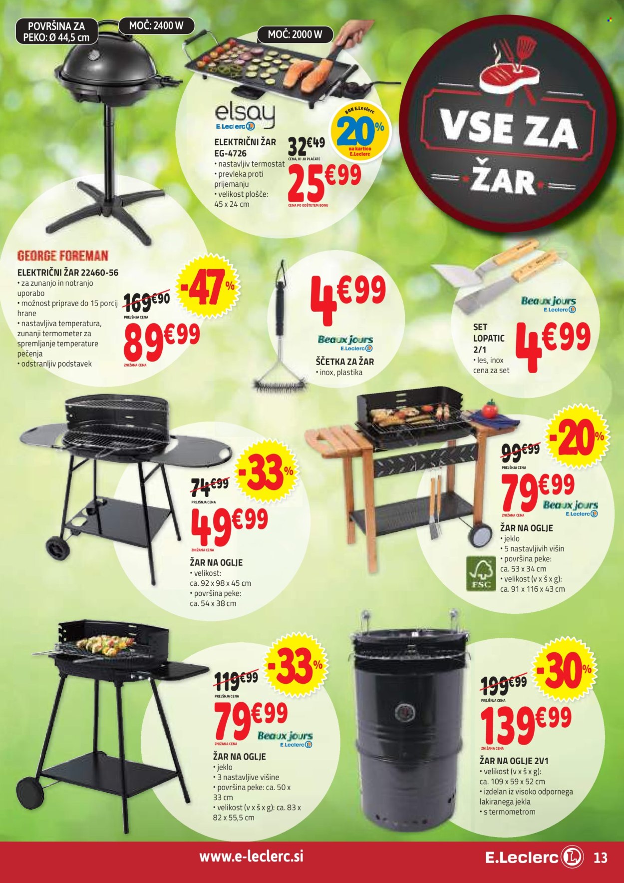 E.Leclerc katalog - 24.4.2024 - 4.5.2024. Stran 13