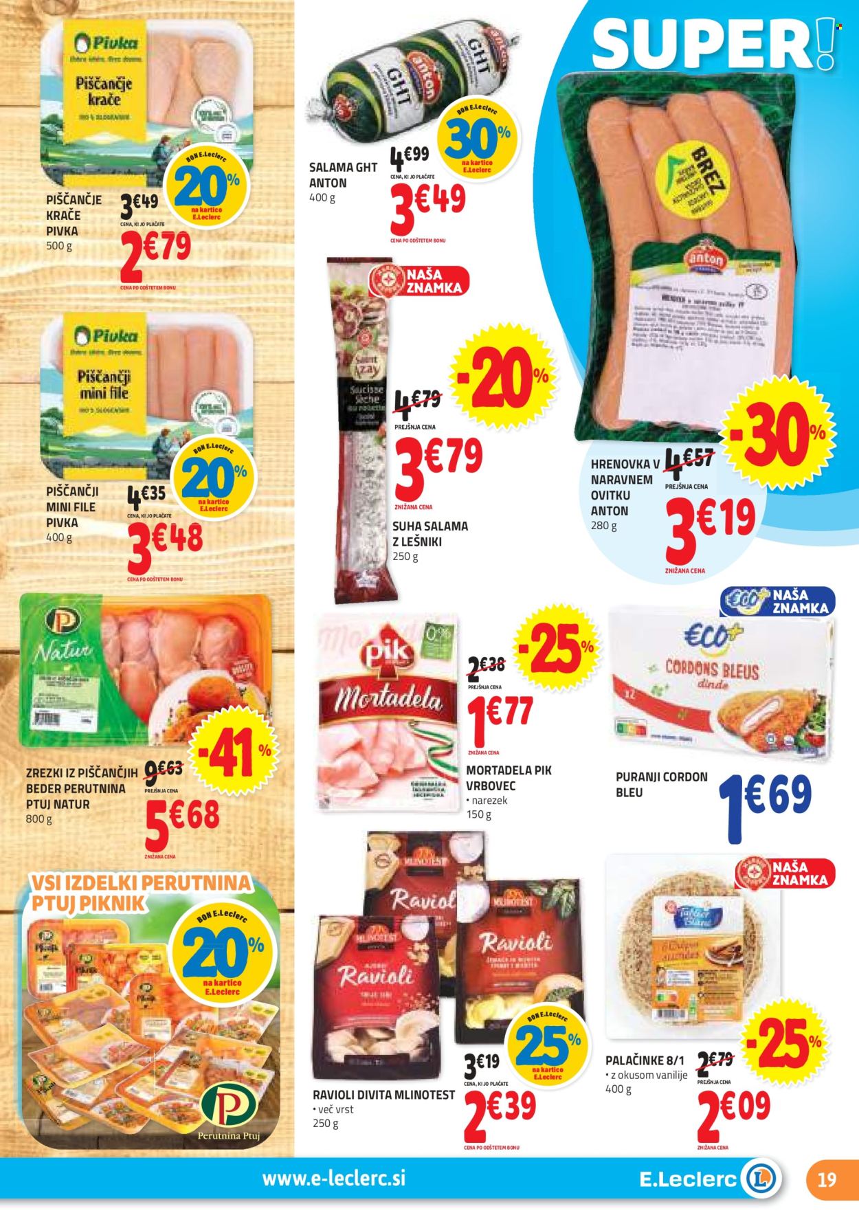 E.Leclerc katalog - 24.4.2024 - 4.5.2024. Stran 19