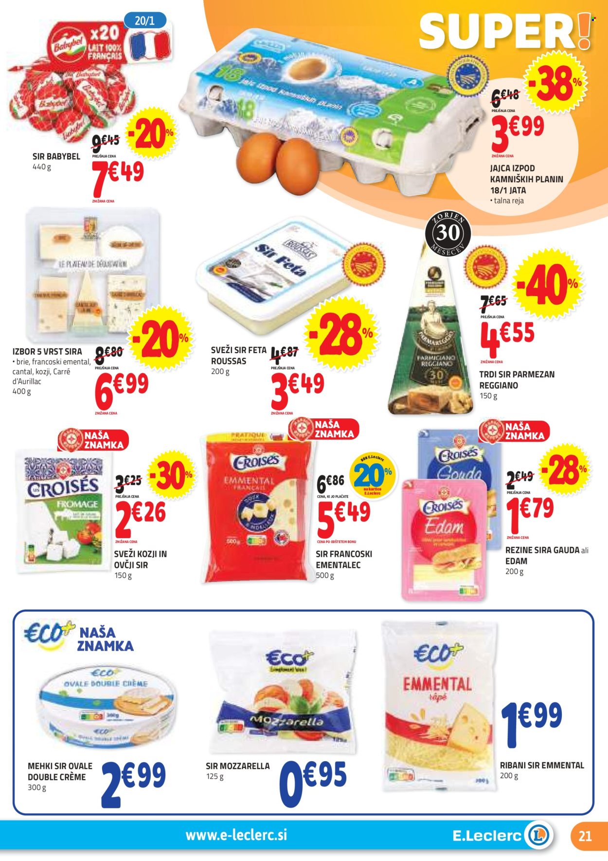 E.Leclerc katalog - 24.4.2024 - 4.5.2024. Stran 21