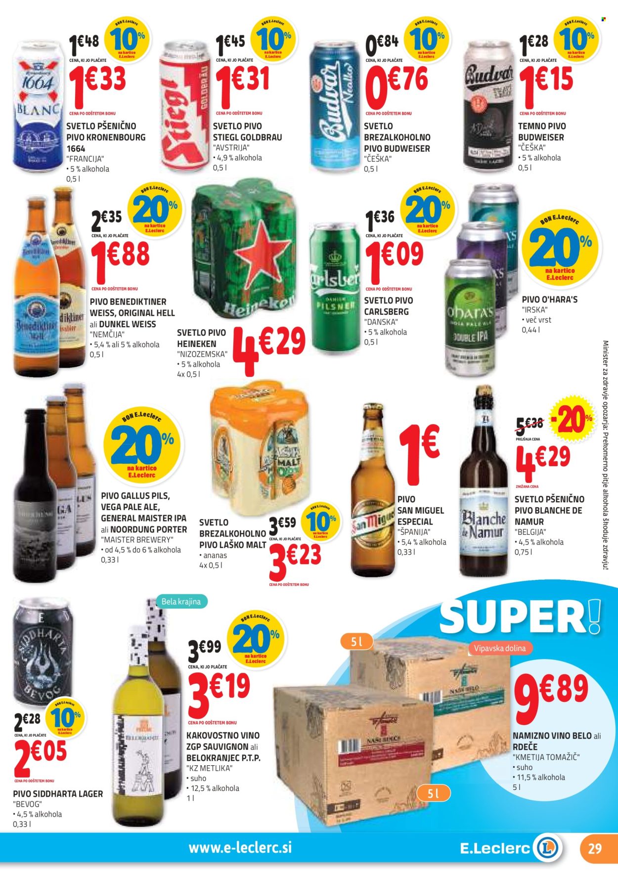 E.Leclerc katalog - 24.4.2024 - 4.5.2024. Stran 29