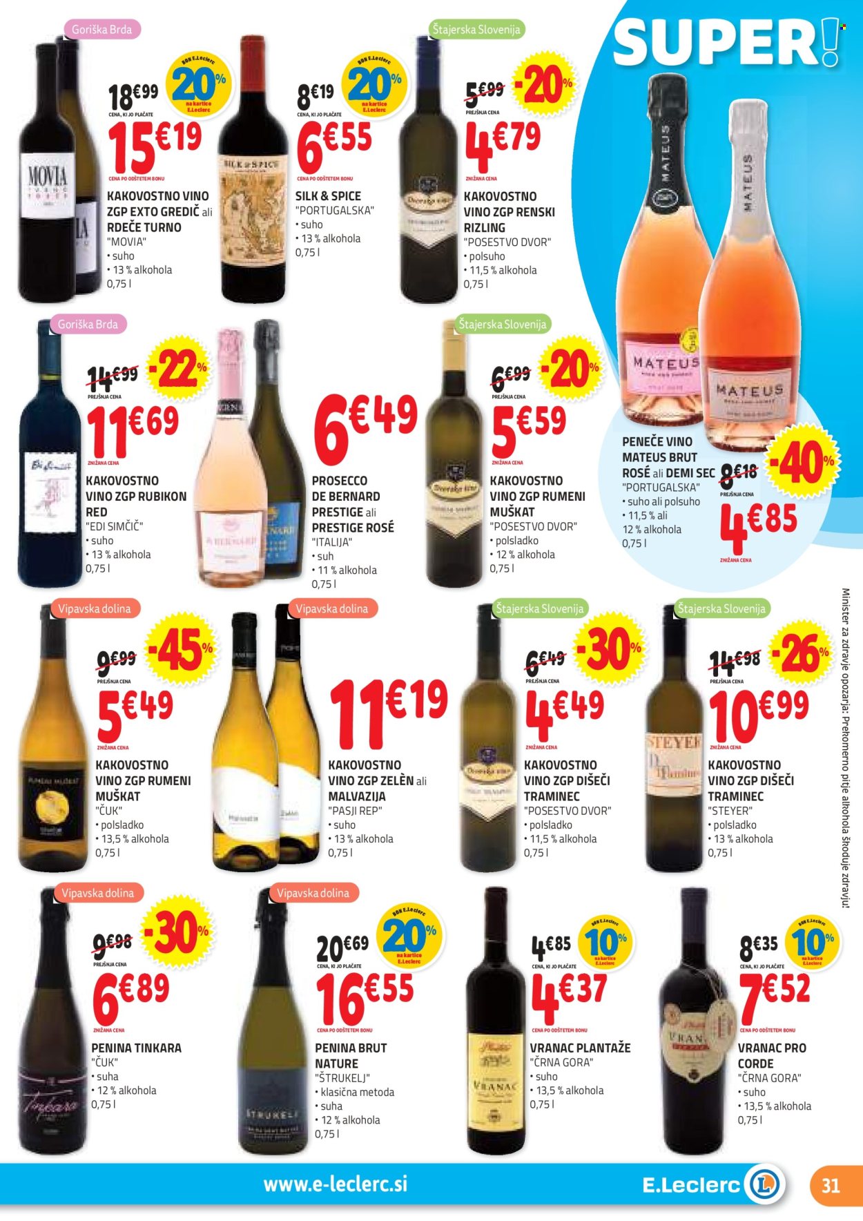 E.Leclerc katalog - 24.4.2024 - 4.5.2024. Stran 31