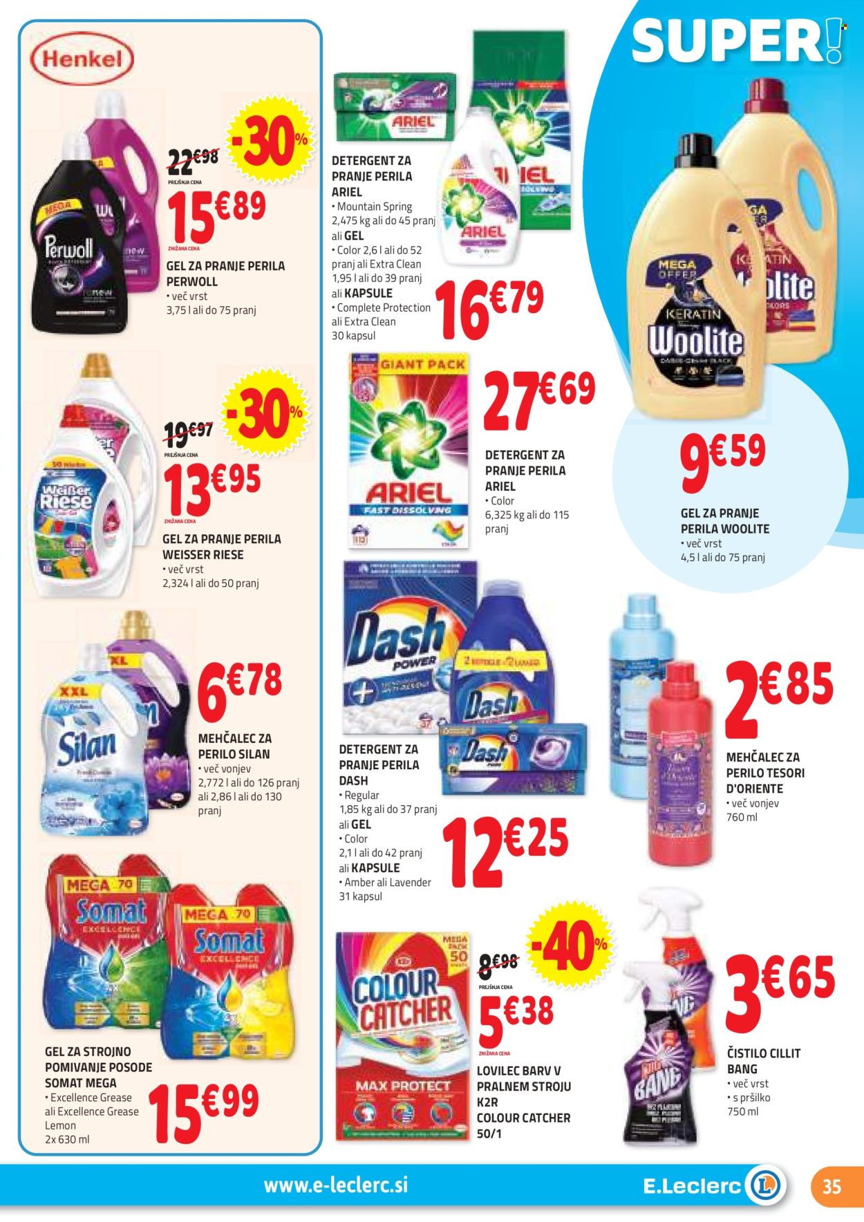 E.Leclerc katalog - 24.4.2024 - 4.5.2024. Stran 35