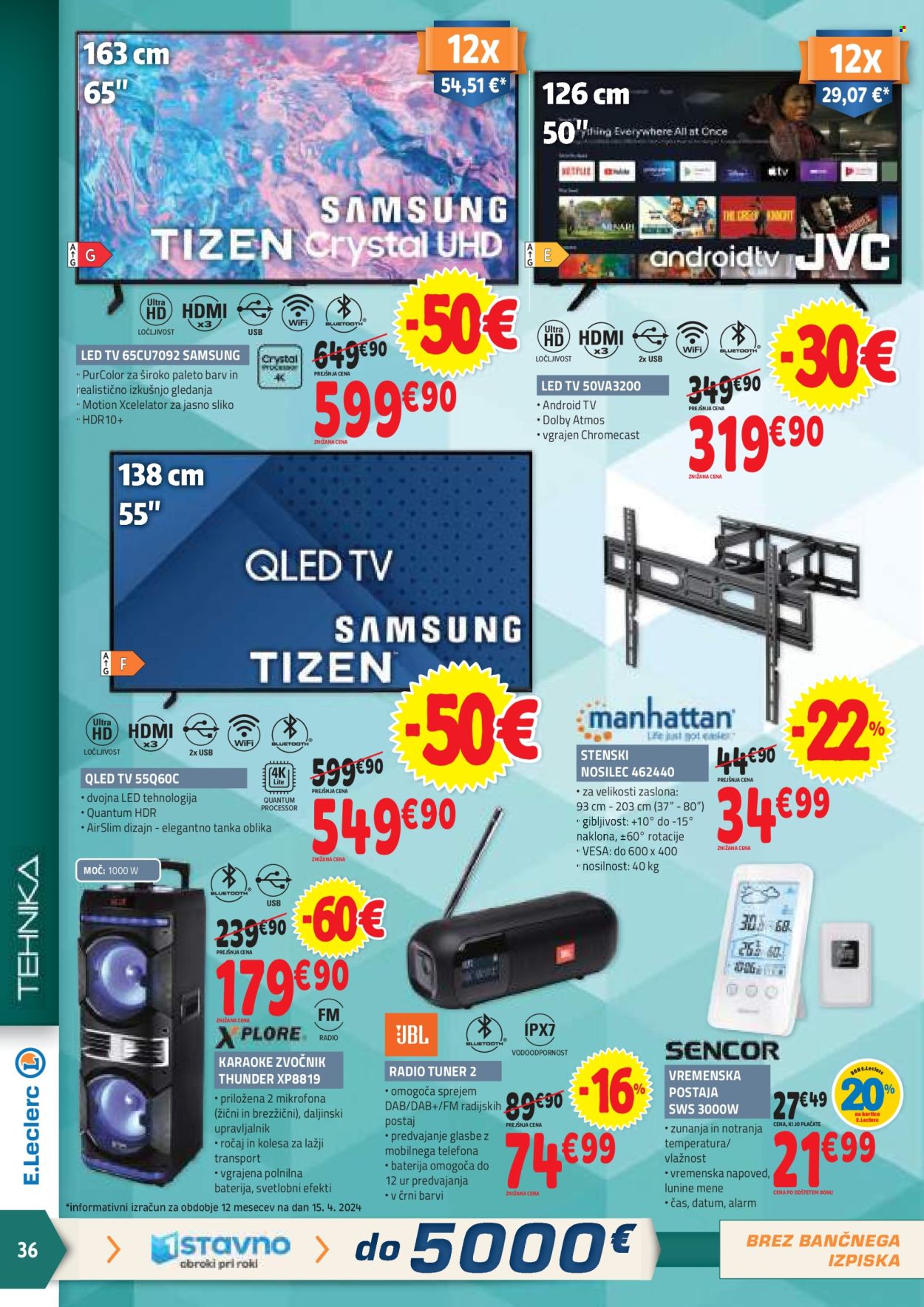 E.Leclerc katalog - 24.4.2024 - 4.5.2024. Stran 36