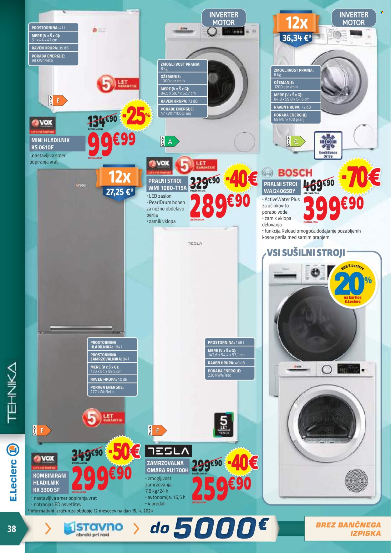 E.Leclerc katalog - 24.4.2024 - 4.5.2024. Stran 38