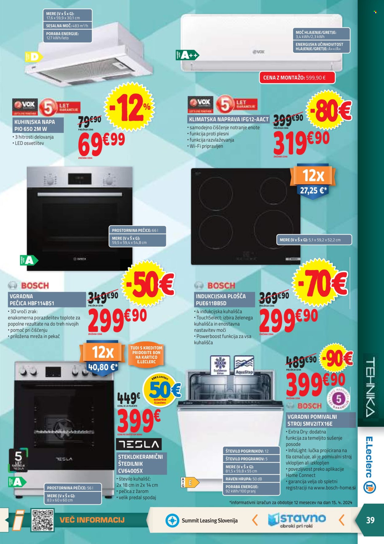 E.Leclerc katalog - 24.4.2024 - 4.5.2024. Stran 39