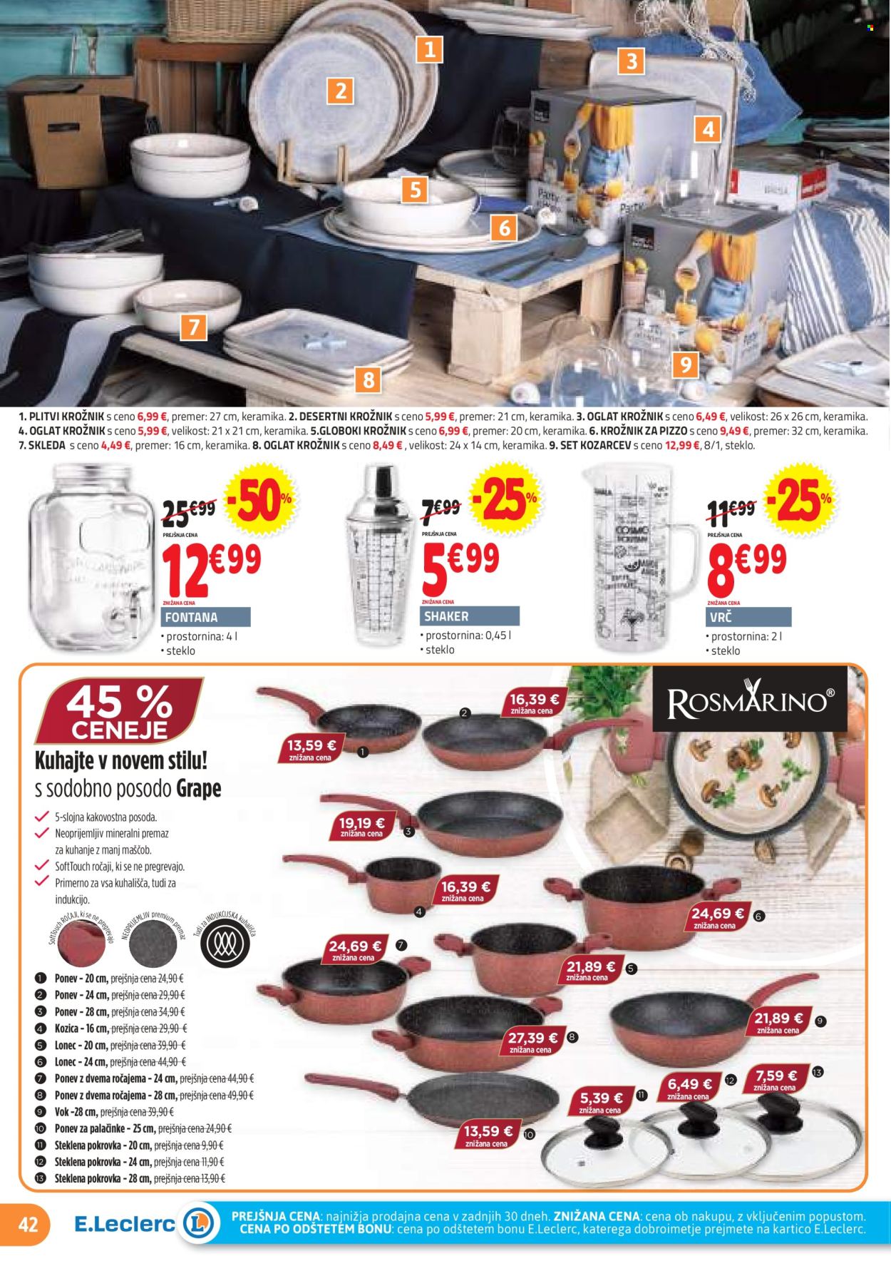 E.Leclerc katalog - 24.4.2024 - 4.5.2024. Stran 42