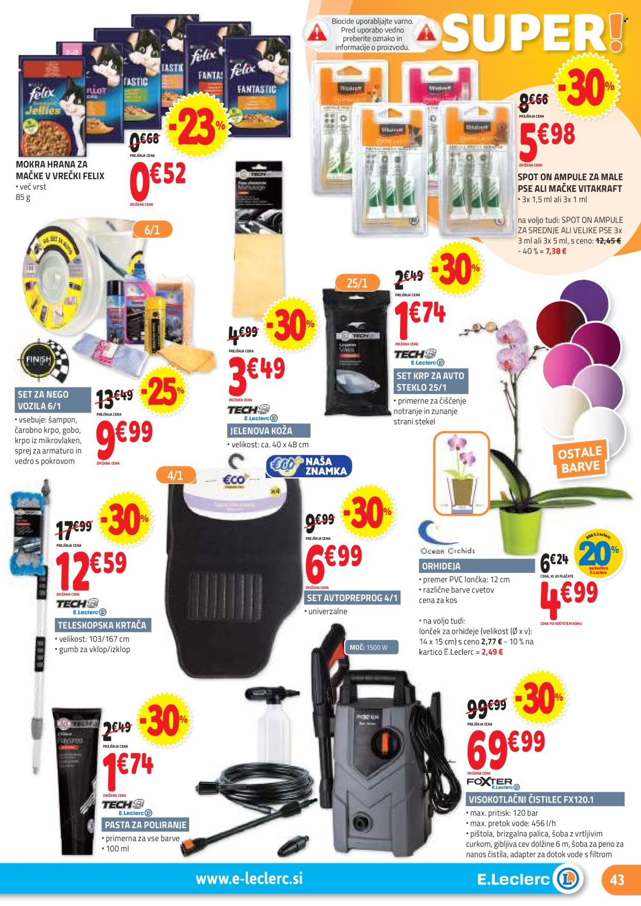 E.Leclerc katalog - 24.4.2024 - 4.5.2024. Stran 43