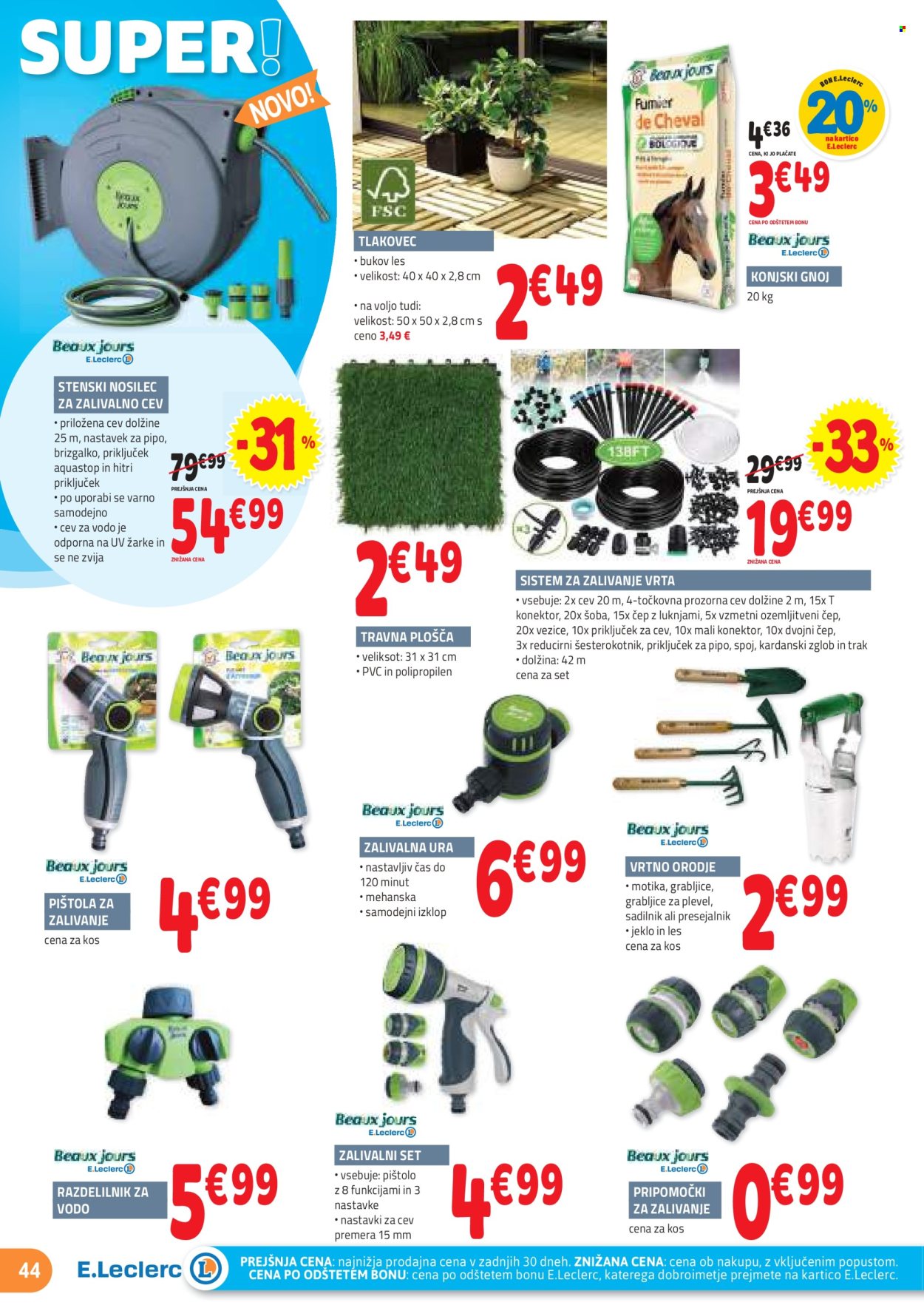 E.Leclerc katalog - 24.4.2024 - 4.5.2024. Stran 44