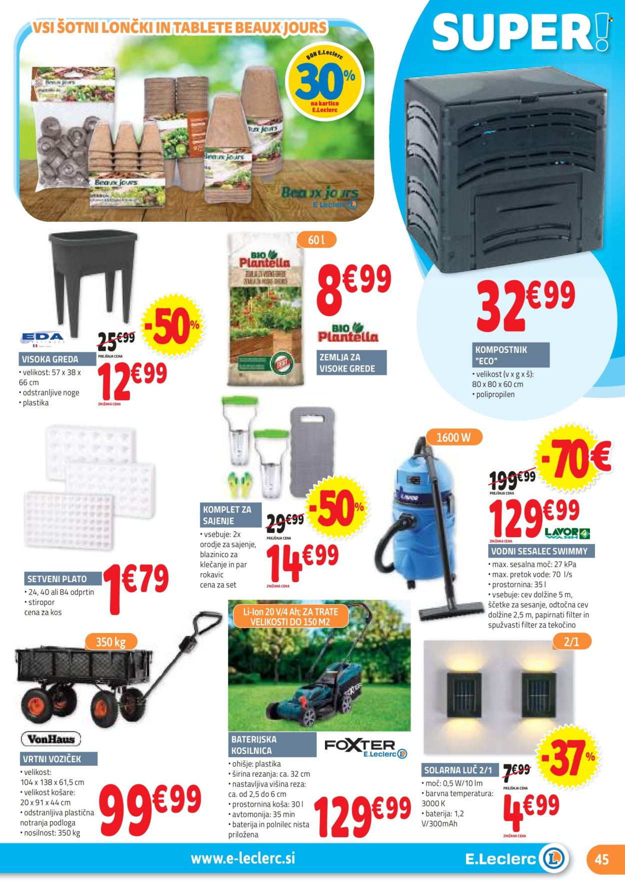 E.Leclerc katalog - 24.4.2024 - 4.5.2024. Stran 45