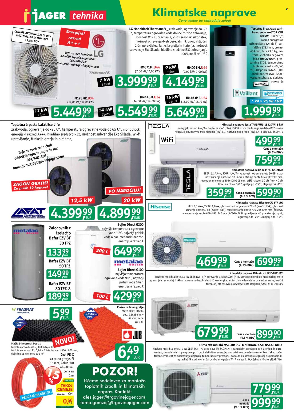 JAGER katalog. Stran 1