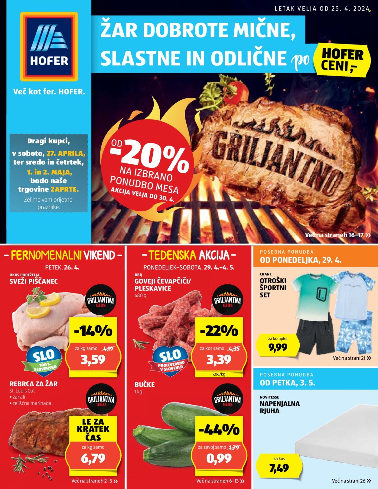 Hofer katalog - 25.4.2024 - 4.5.2024. Stran 1