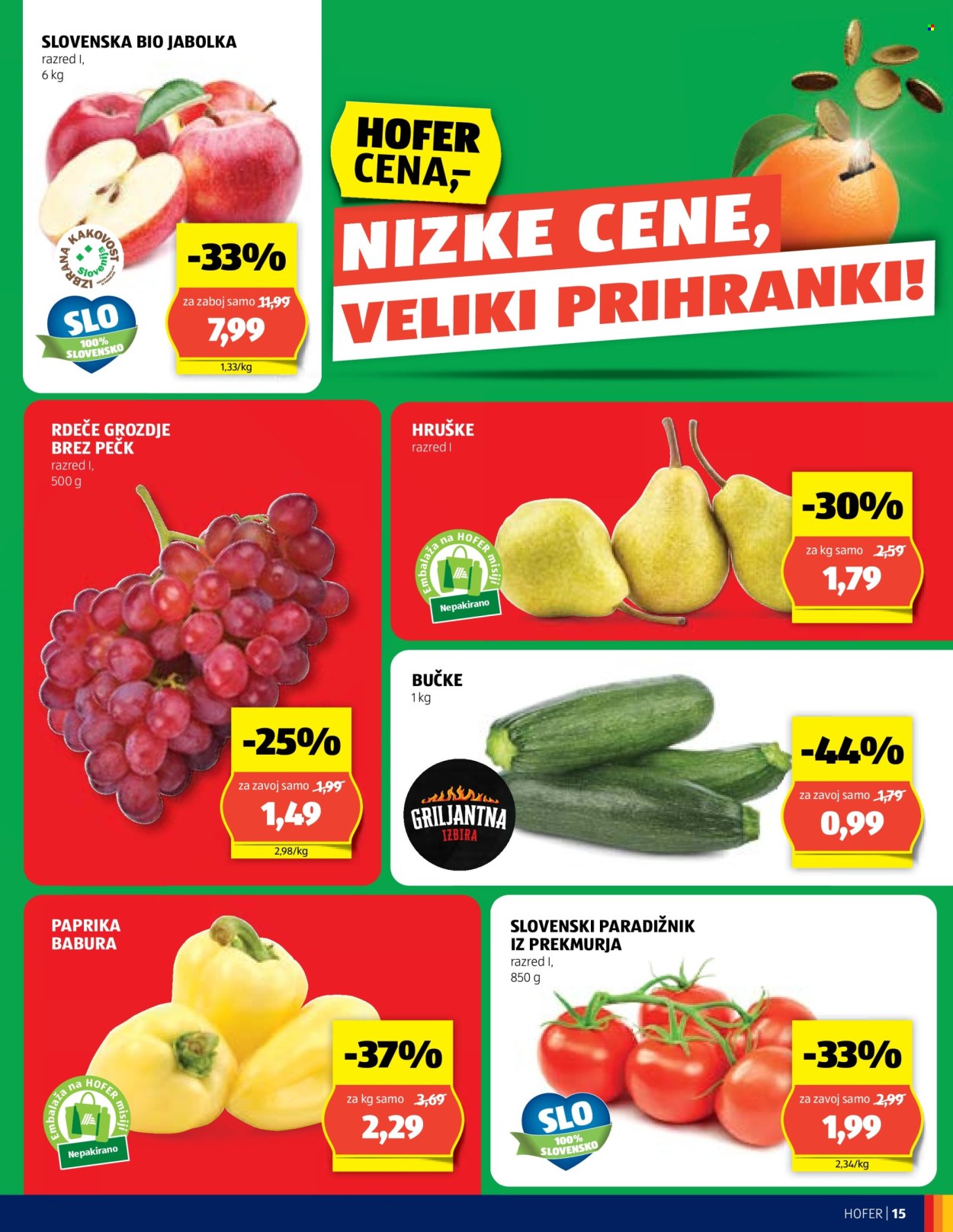 Hofer katalog - 25.4.2024 - 4.5.2024. Stran 15
