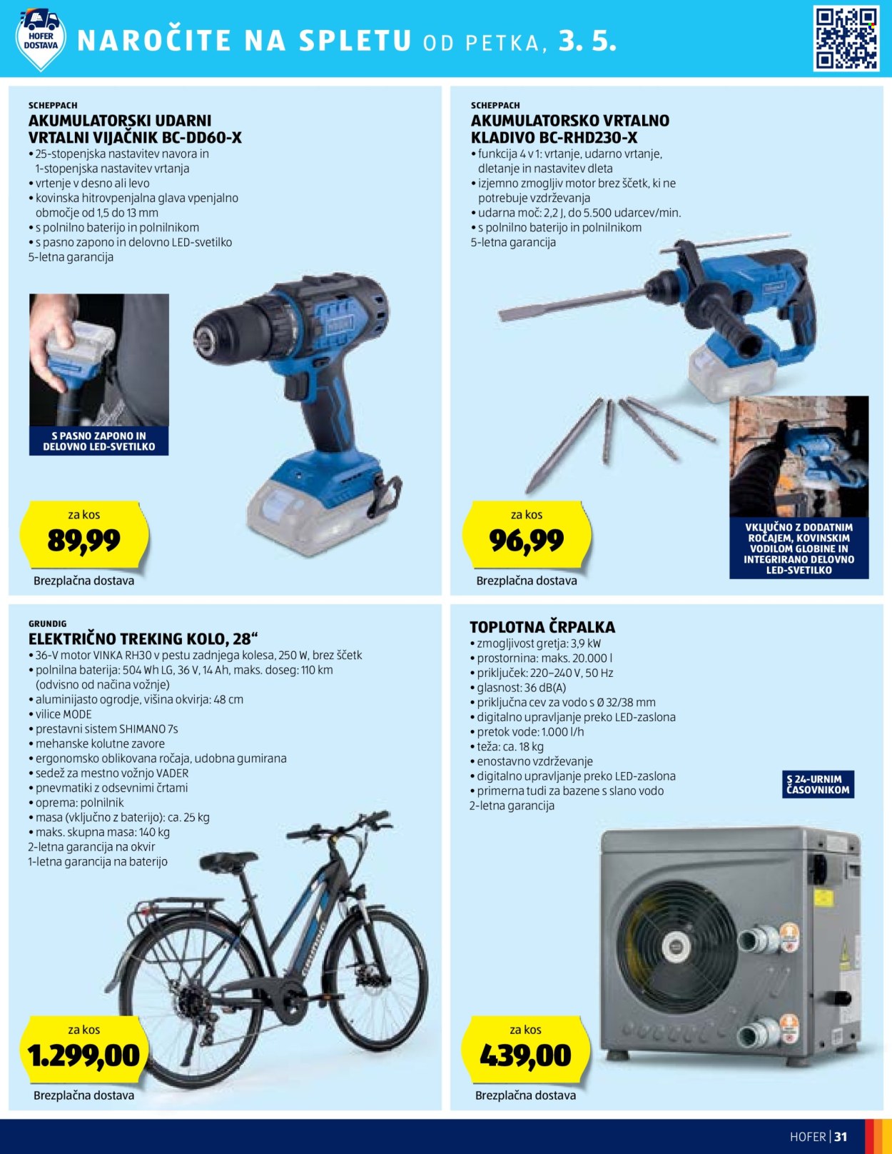 Hofer katalog - 25.4.2024 - 4.5.2024. Stran 31