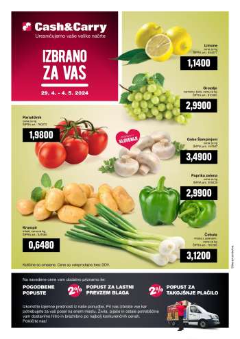 Mercator Cash & Carry katalog - 29.4.2024 - 4.5.2024.