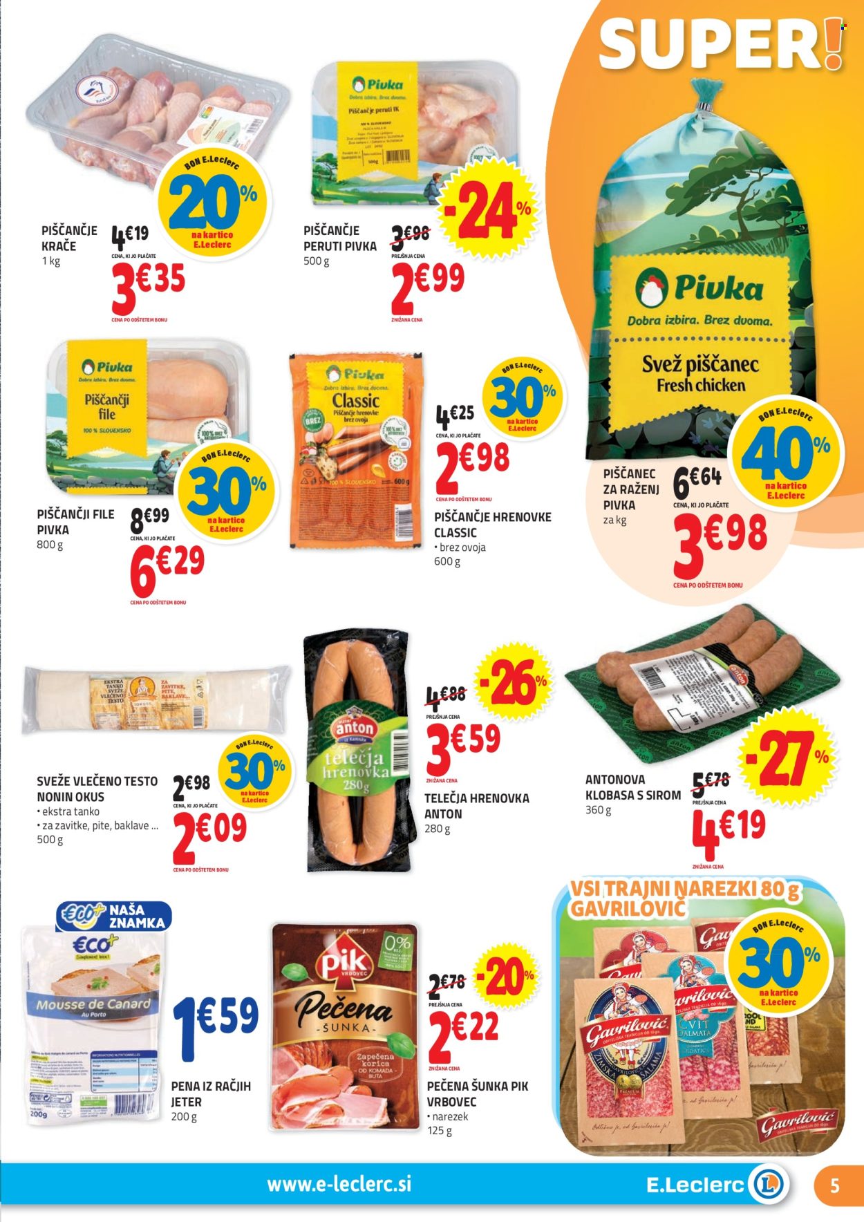 E.Leclerc katalog - 3.5.2024 - 11.5.2024. Stran 5