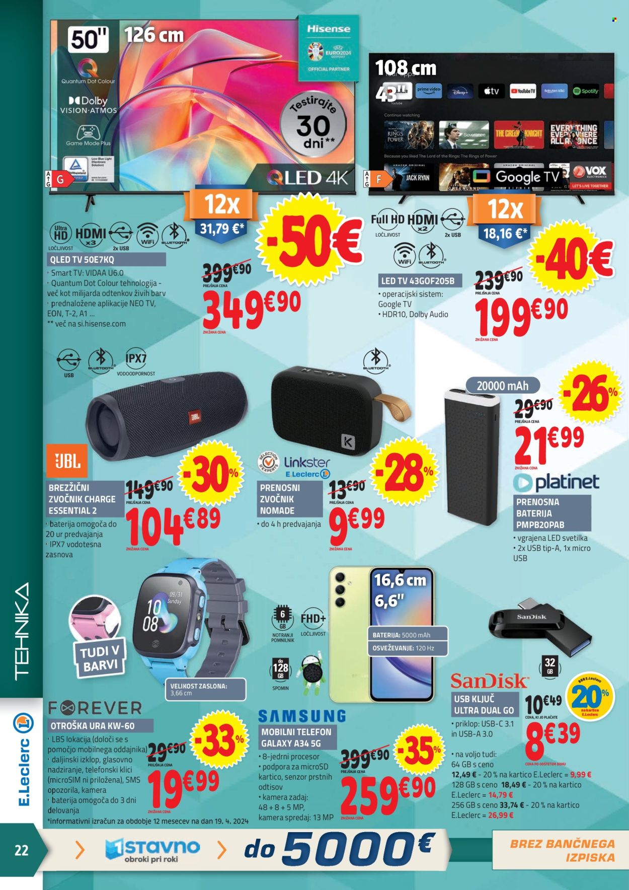 E.Leclerc katalog - 3.5.2024 - 11.5.2024. Stran 22