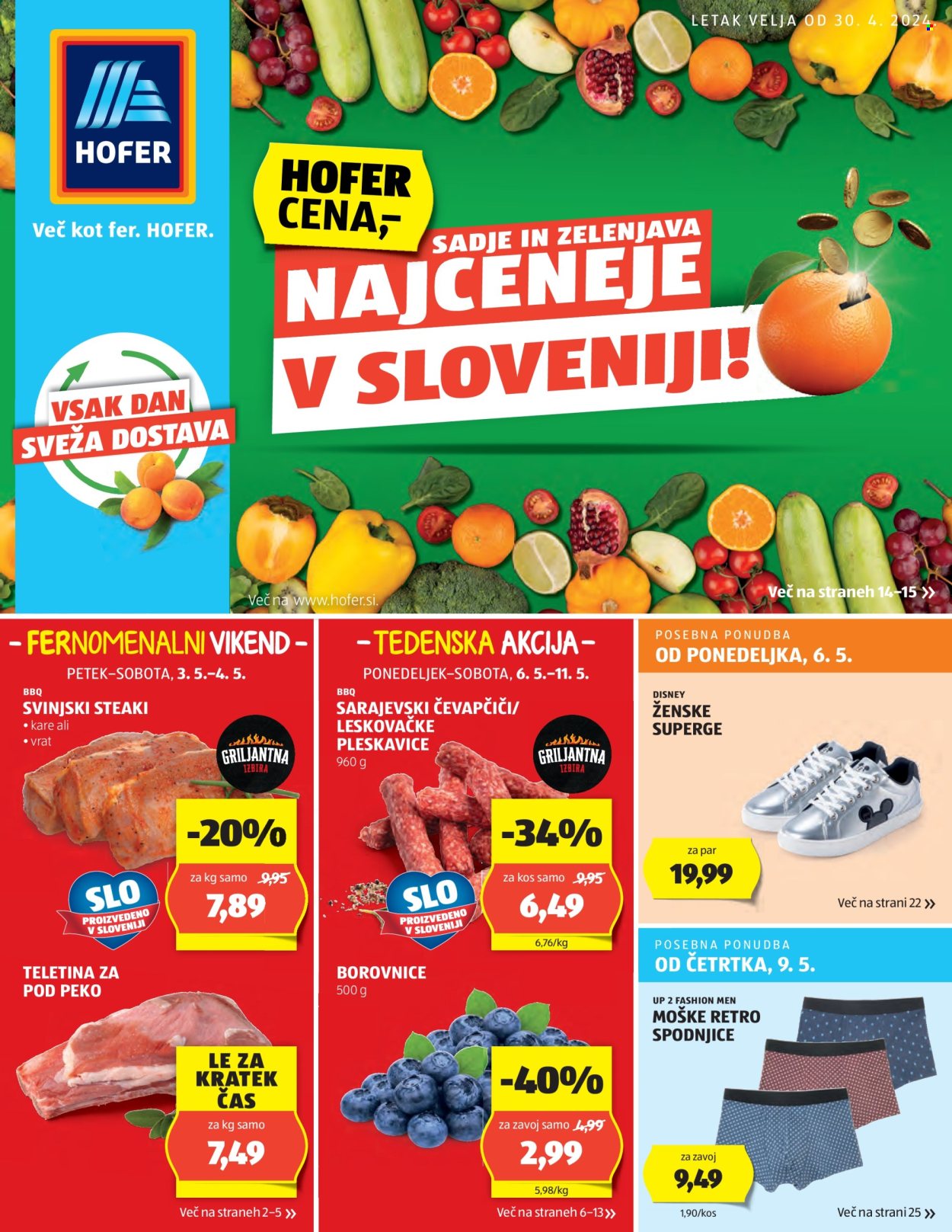 Hofer katalog - 30.4.2024 - 11.5.2024. Stran 1
