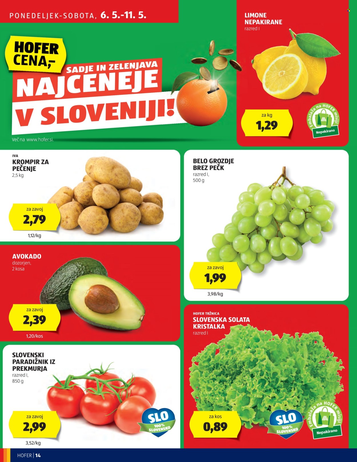 Hofer katalog - 30.4.2024 - 11.5.2024. Stran 14