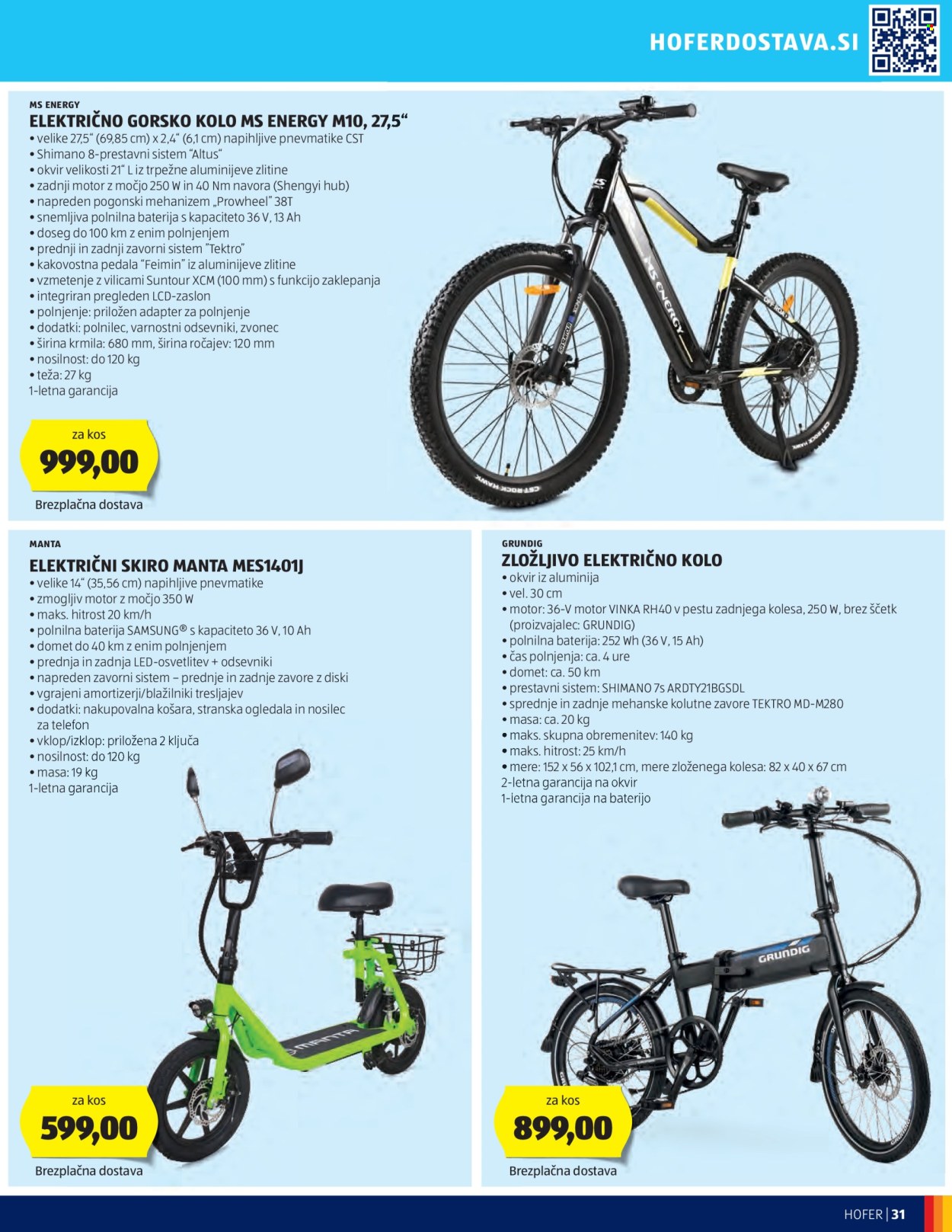 Hofer katalog - 30.4.2024 - 11.5.2024. Stran 31