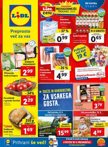 Lidl katalog - 9.5.2024 - 15.5.2024.
