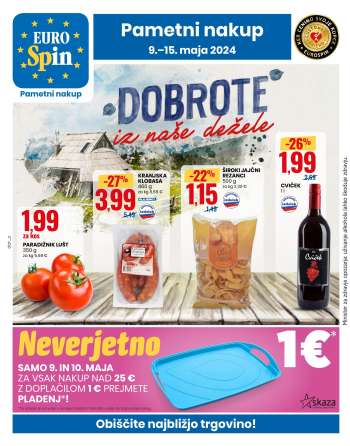 EuroSpin katalog - 9.5.2024 - 15.5.2024.