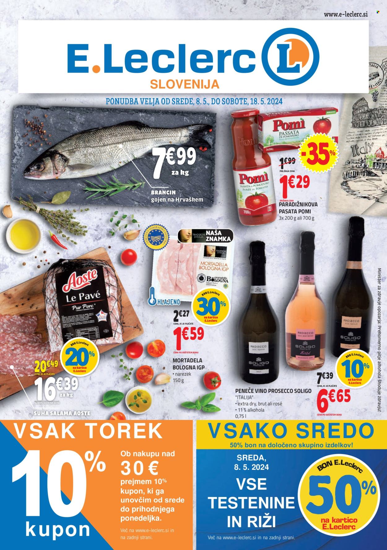 E.Leclerc katalog - 8.5.2024 - 18.5.2024. Stran 1