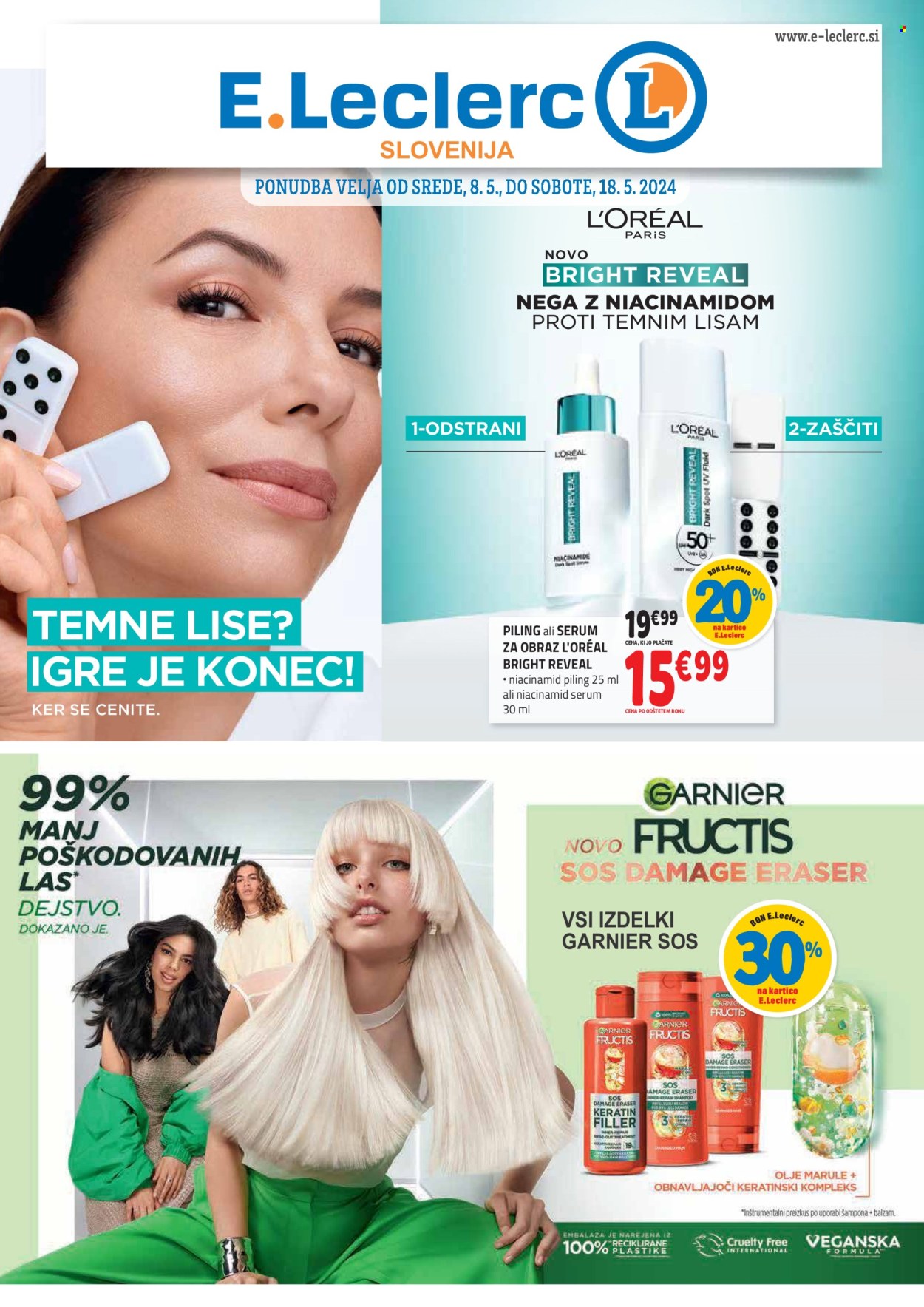 E.Leclerc katalog - 8.5.2024 - 18.5.2024. Stran 1