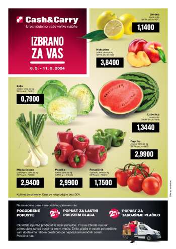 Mercator Cash & Carry katalog - 6.5.2024 - 11.5.2024.