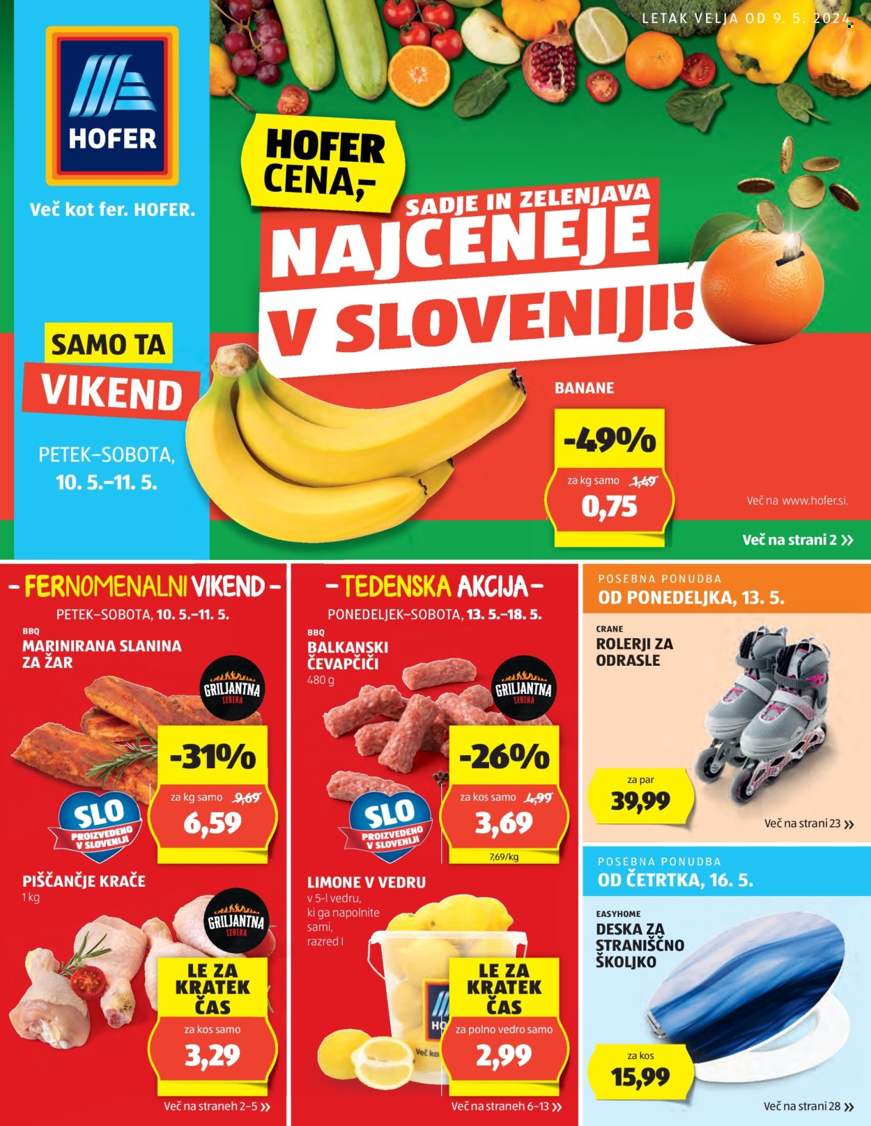 Hofer katalog - 9.5.2024 - 18.5.2024. Stran 1