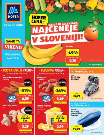 Hofer katalog - 9.5.2024 - 18.5.2024.