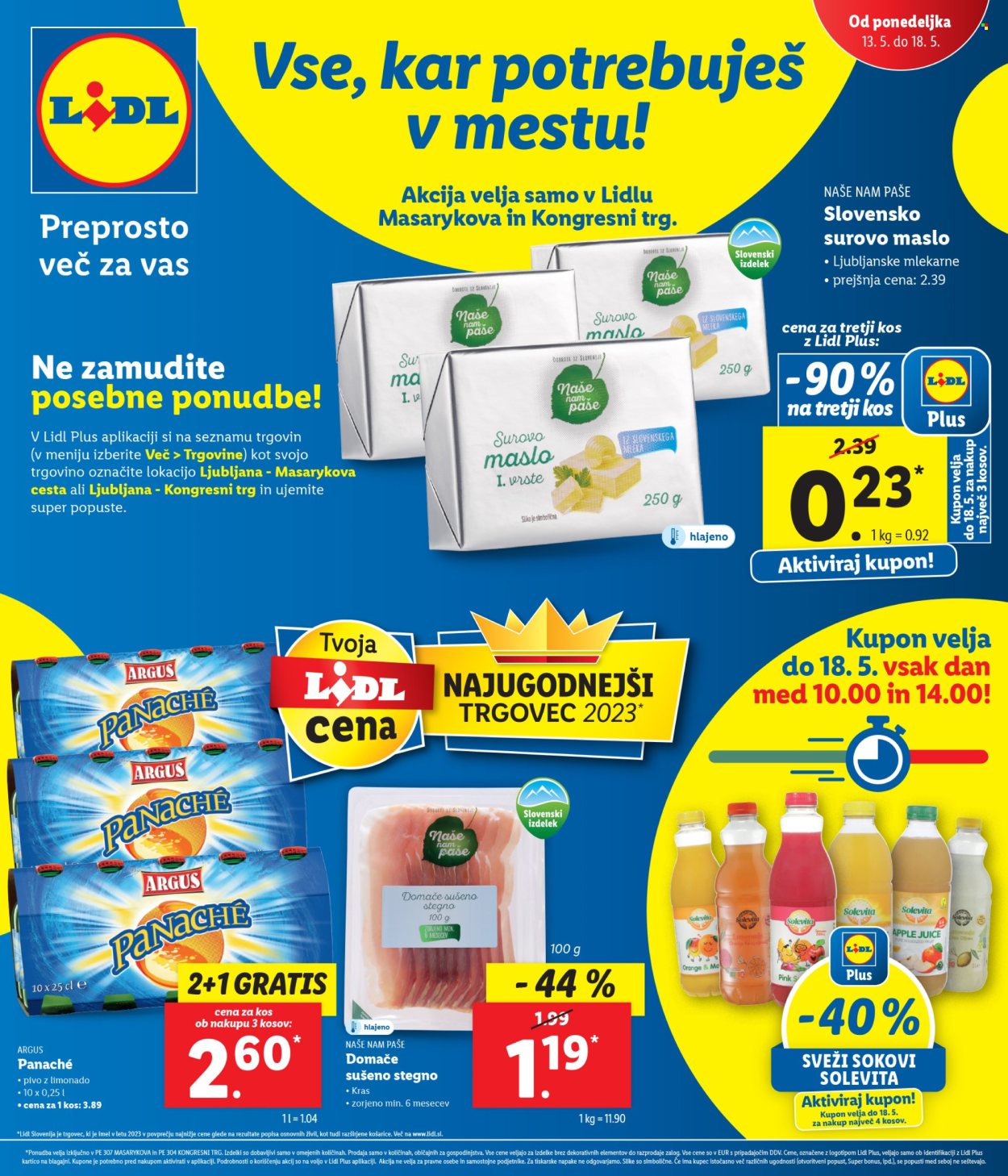 Lidl katalog - 13.5.2024 - 18.5.2024. Stran 1