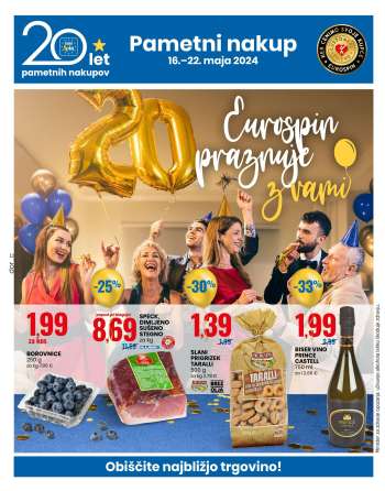 EuroSpin katalog - 16.5.2024 - 22.5.2024.