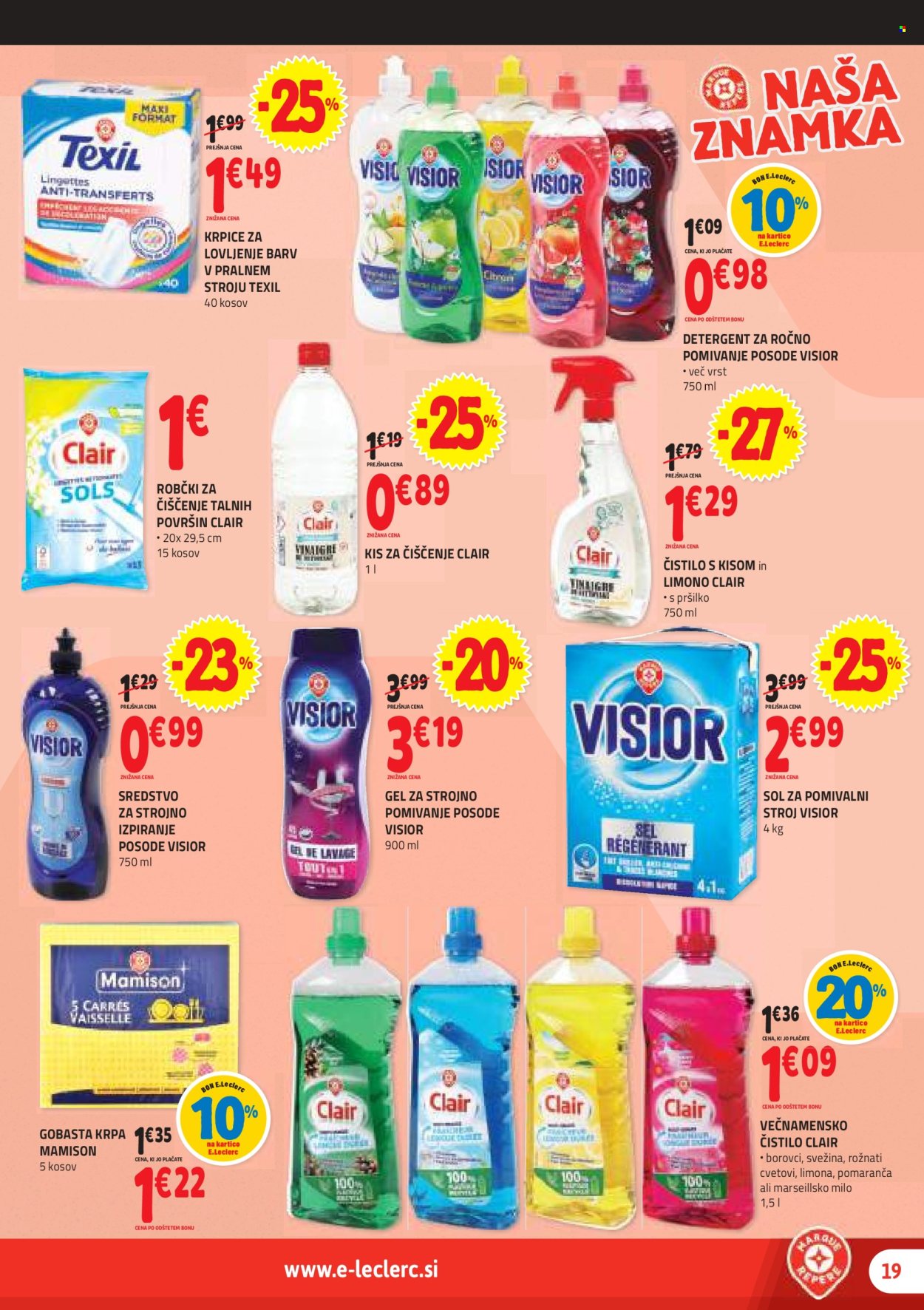 E.Leclerc katalog - 15.5.2024 - 25.5.2024. Stran 19