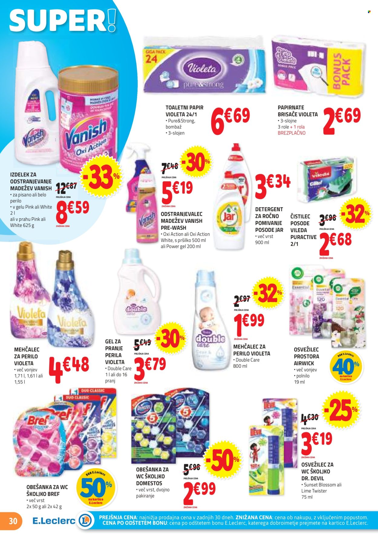 E.Leclerc katalog - 15.5.2024 - 25.5.2024. Stran 30