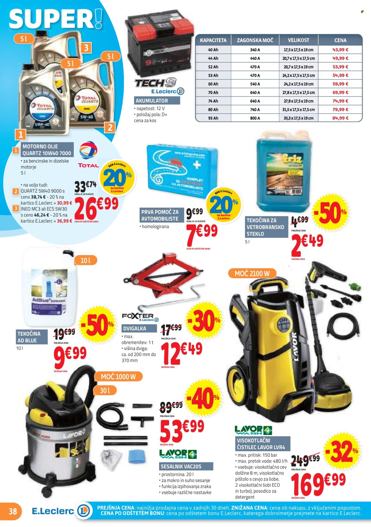 E.Leclerc katalog - 15.5.2024 - 25.5.2024. Stran 38