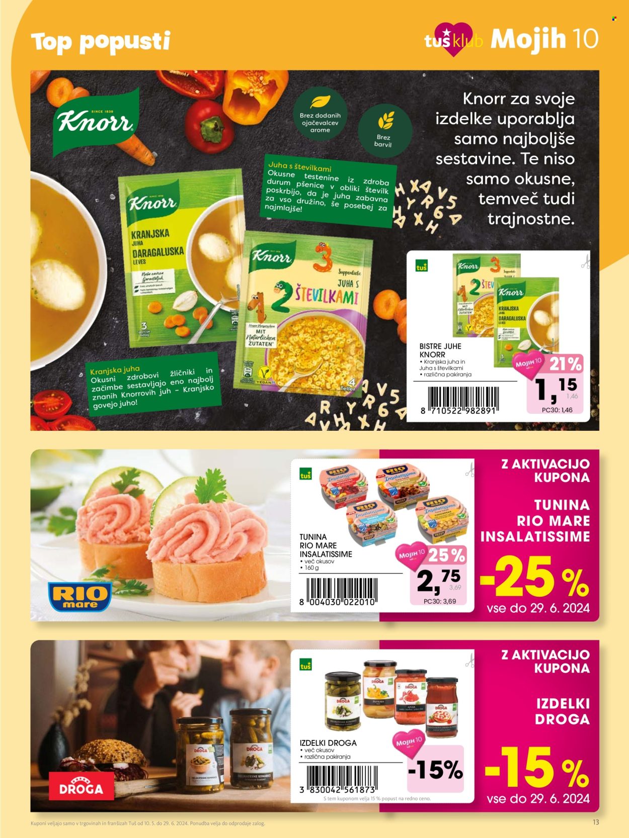 Tuš katalog - 10.5.2024 - 29.6.2024. Stran 13