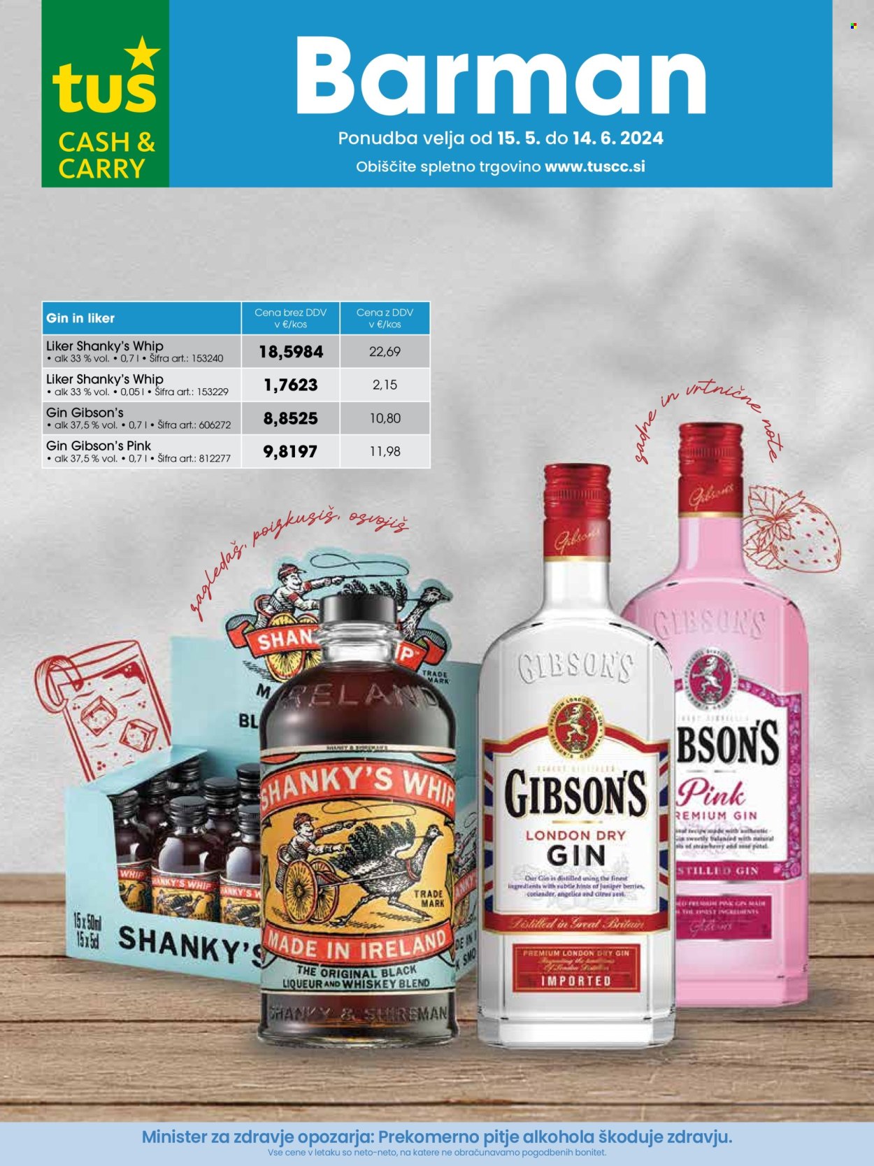 Tuš Cash & Carry katalog - 15.5.2024 - 14.6.2024. Stran 1