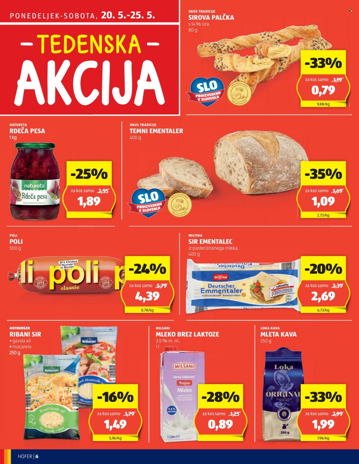 Hofer katalog - 16.5.2024 - 25.5.2024. Stran 6