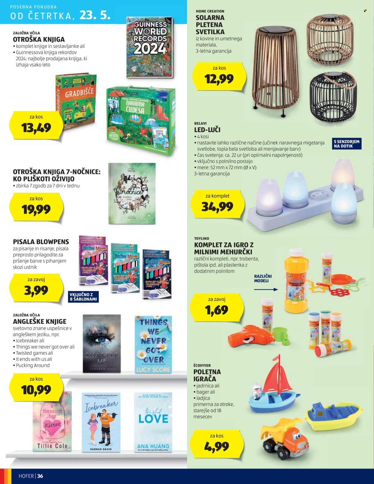 Hofer katalog - 16.5.2024 - 25.5.2024. Stran 36