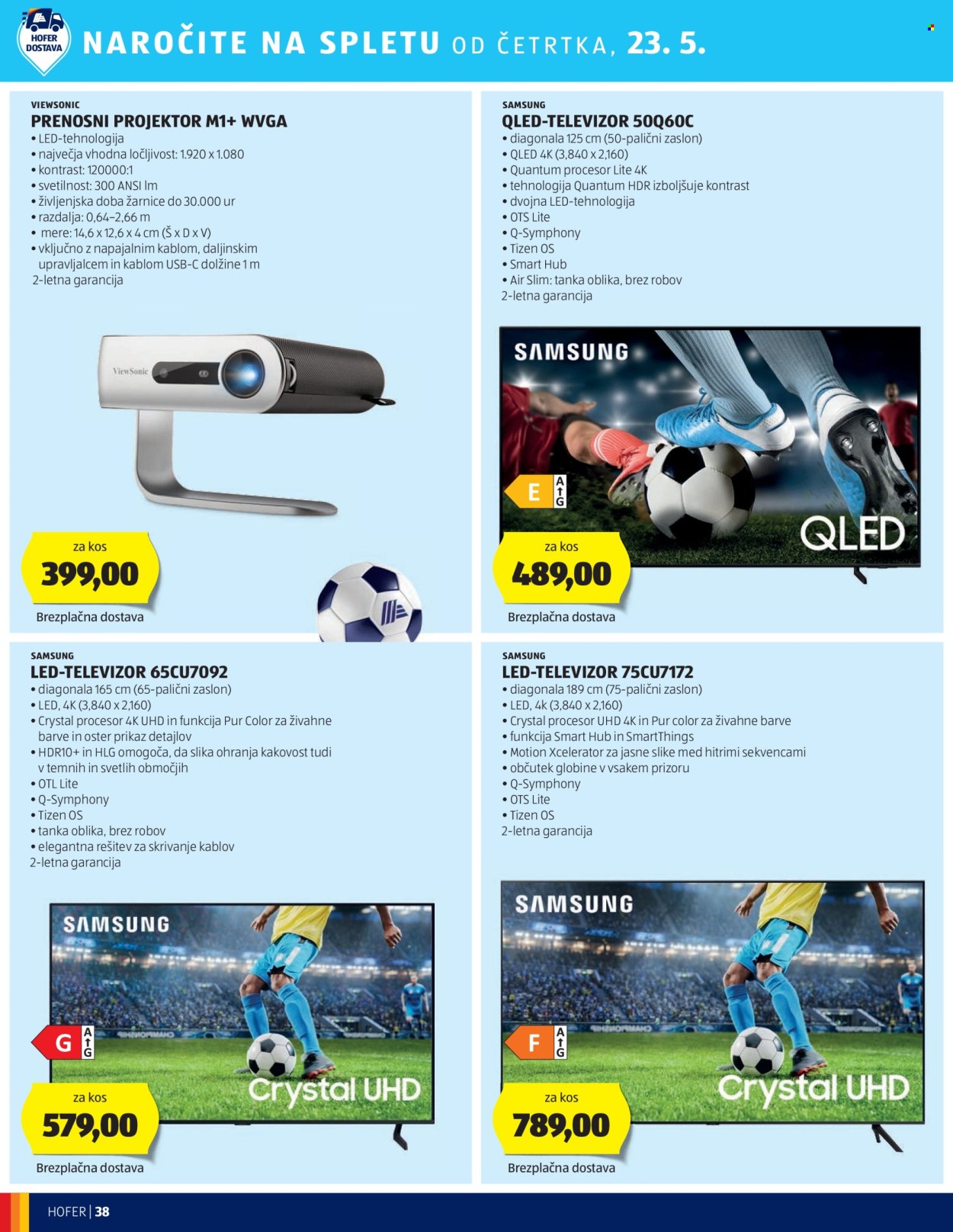 Hofer katalog - 16.5.2024 - 25.5.2024. Stran 38