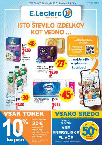 E.Leclerc katalog - 22.5.2024 - 1.6.2024.