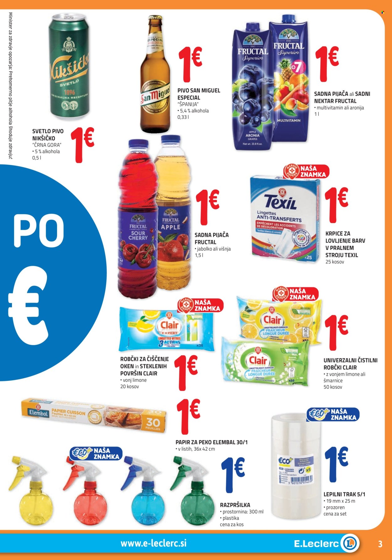 E.Leclerc katalog - 22.5.2024 - 1.6.2024. Stran 3
