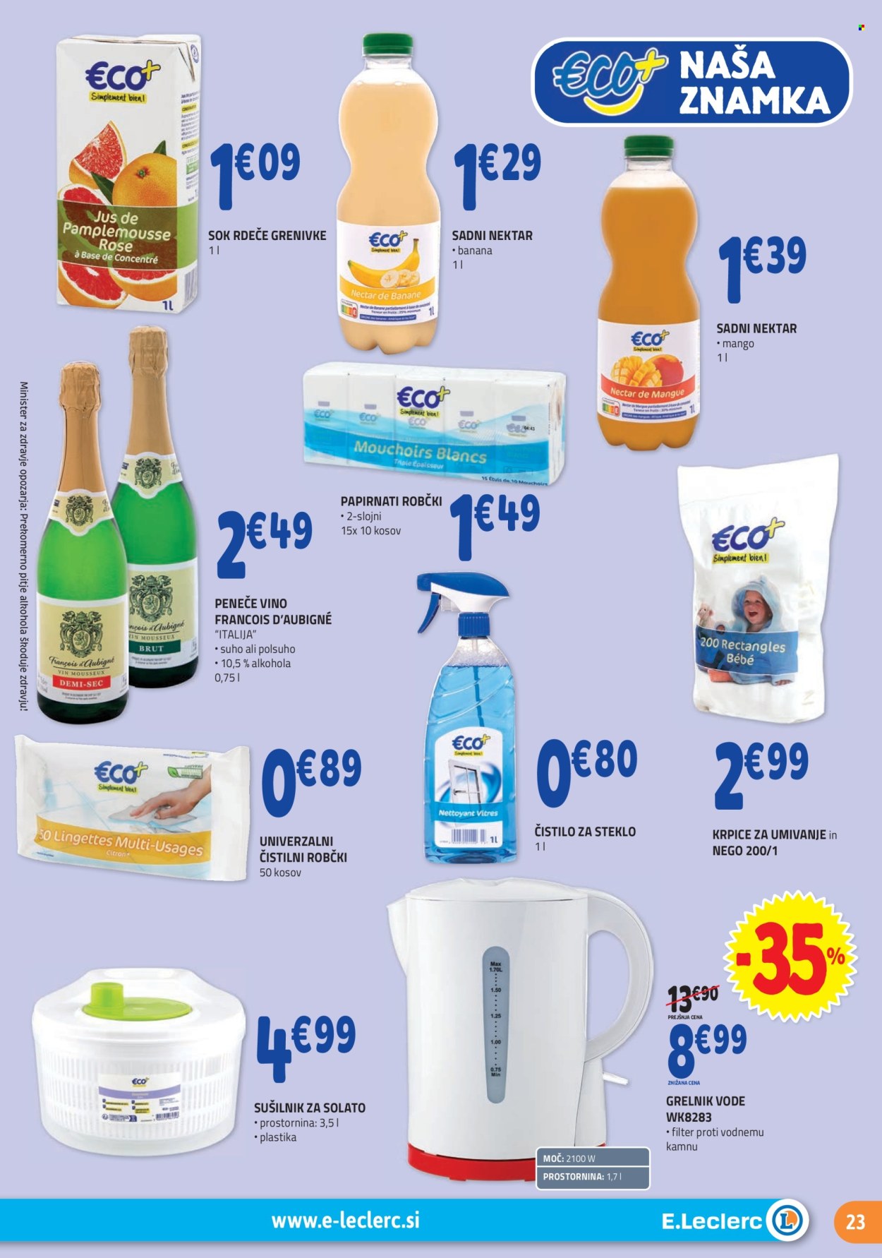 E.Leclerc katalog - 22.5.2024 - 1.6.2024. Stran 23