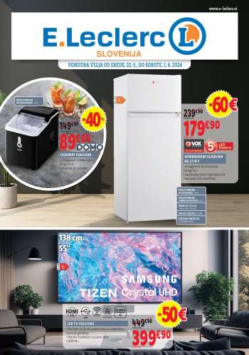 E.Leclerc katalog - 22.5.2024 - 1.6.2024.
