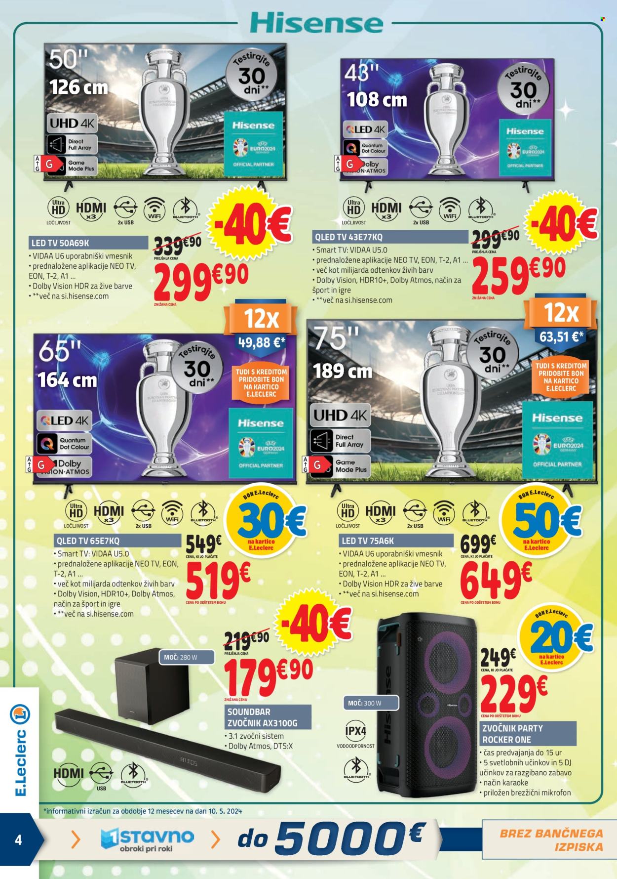 E.Leclerc katalog - 22.5.2024 - 1.6.2024. Stran 4