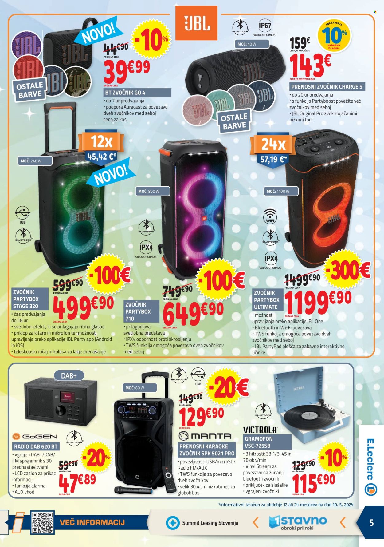 E.Leclerc katalog - 22.5.2024 - 1.6.2024. Stran 5