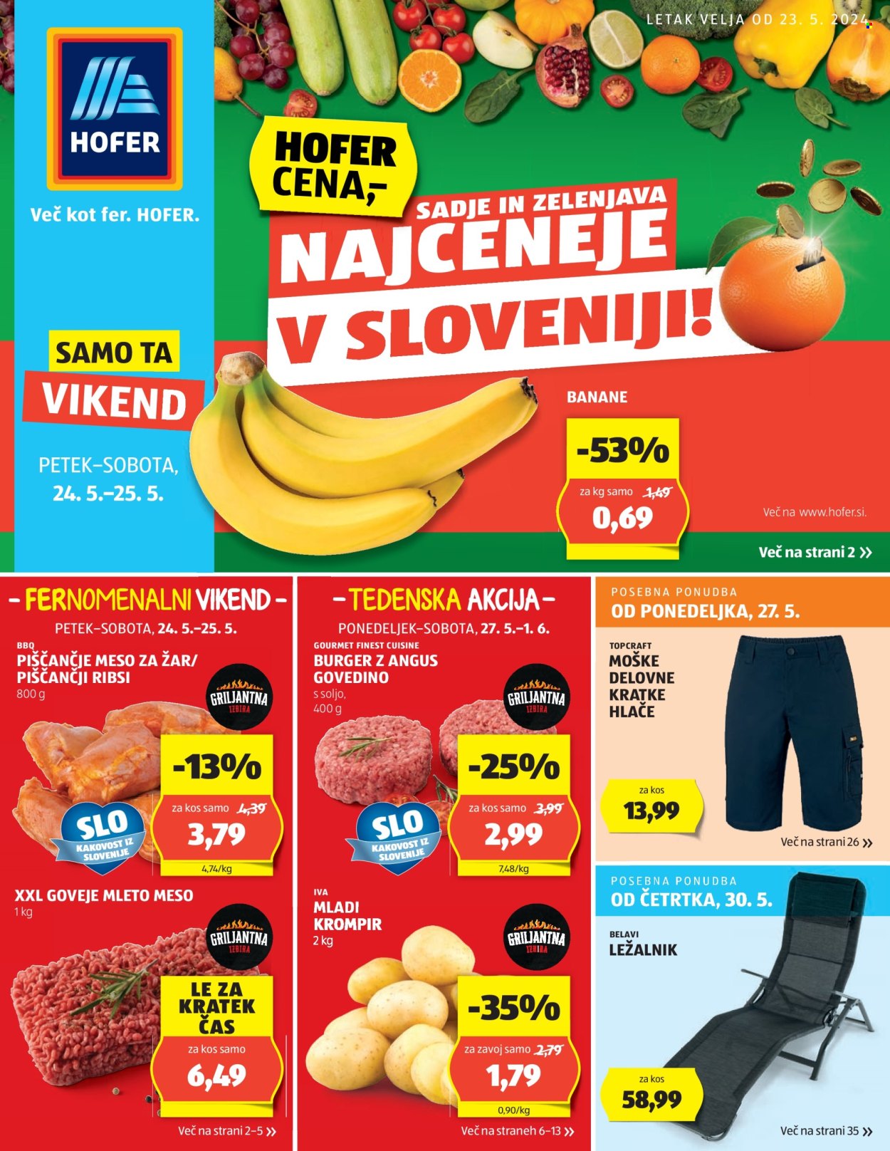 Hofer katalog - 23.5.2024 - 1.6.2024. Stran 1