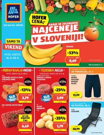 Hofer katalog - 23.5.2024 - 1.6.2024.